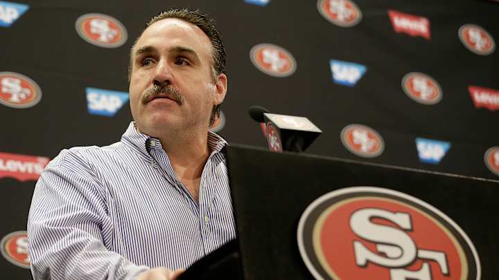 49ers' Jim Tomsula begins first training camp as new coach