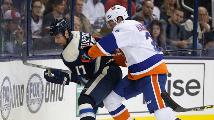 Okposo's 2nd goal in OT leads Islanders past Blue Jackets