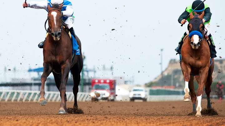 Lucky Folie wins Desi Arnaz Stakes for fillies at Del Mar