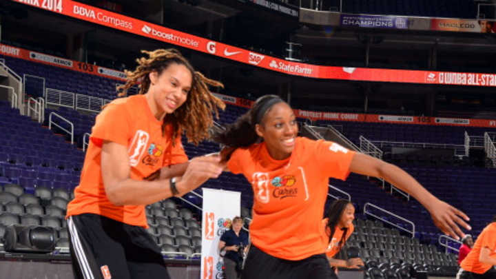 Police: WNBA's Griner, fiancee Glory Johnson arrested