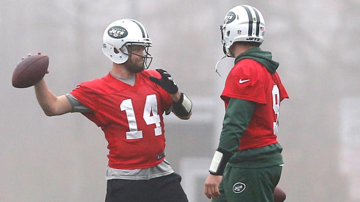 Jets' Fitzpatrick fully practices, Giacomini sits again