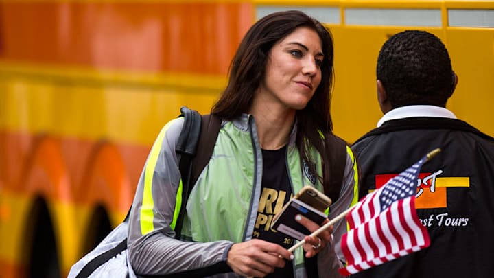 USWNT goalie Hope Solo endorses equal pay for female athletes