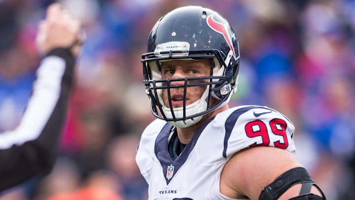 Texans DE J.J. Watt has broken hand, will play Sunday