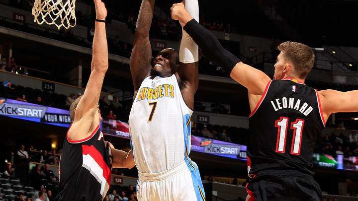 Hickson, Mudiay help Nuggets hold off Trail Blazers, 108-104