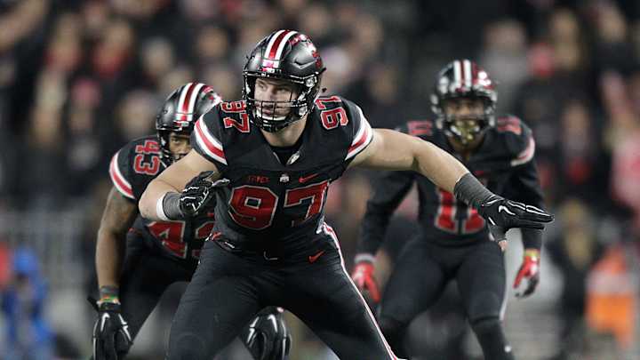 Ohio State's Bosa drawing triple teams from opponents Ohio State's Bosa drawing triple teams from opponents