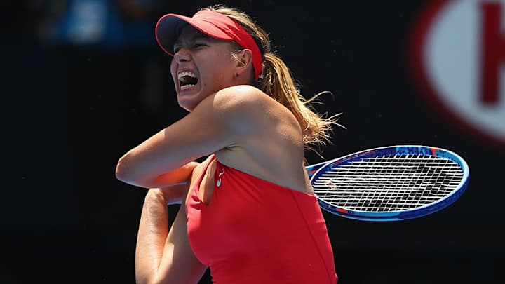 Sharapova saves two match points to beat Russian qualifier Panova