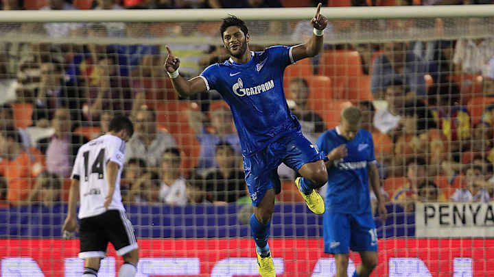 Hulk scores twice to lead Zenit past Valenica in Champions League