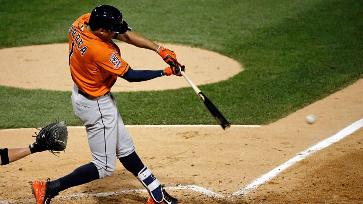 Watch: Astros SS Carlos Correa hits first career home run