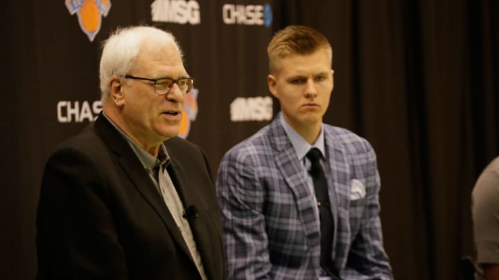 Kristaps Porzingis on Phil Jackson comment: ‘I’m not Shawn Bradley’