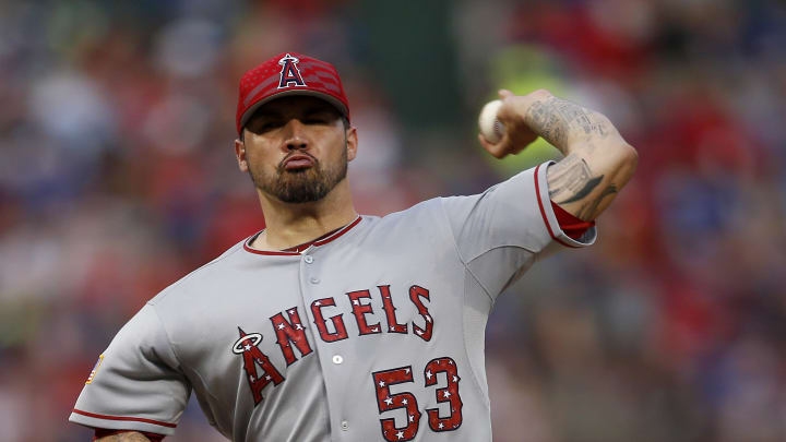 Santiago goes 7 innings in Angels' 13-0 win at Texas Santiago goes 7 innings in Angels' 13-0 win at Texas
