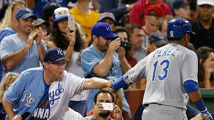 Perez hits 3-run HR, Royals end Boston's 4-game win streak