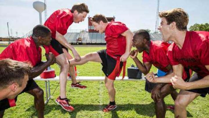 Watch an exclusive sneak peek of flag football comedy Balls Out