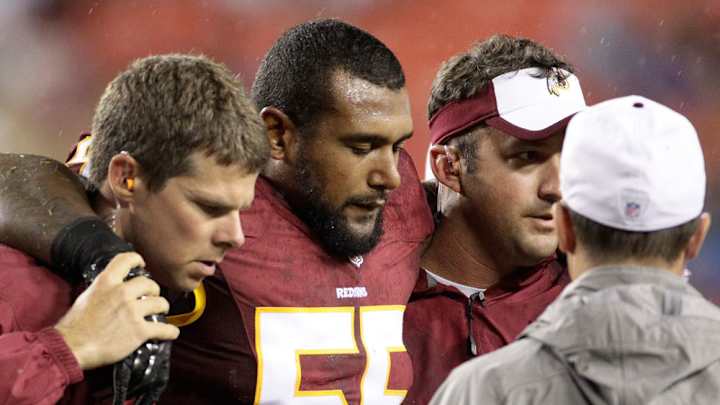 Report: Redskins LB Adam Hayward (torn ACL) out for season