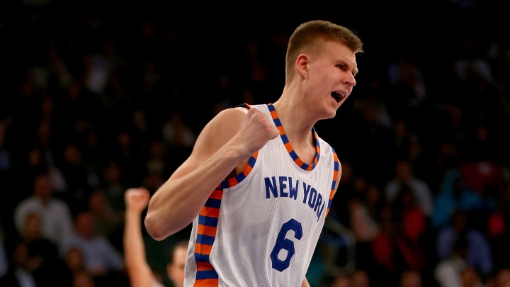 Carmelo Anthony says Kristaps Porzingis is future leader of Knicks