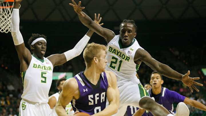 No. 22 Baylor routs Stephen F Austin 97-55 in opener