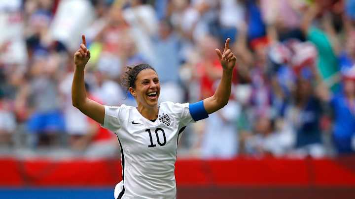 Carli Lloyd says it's OK if she loses Sportsman of the Year to a horse Carli Lloyd says it's OK if she loses Sportsman of the Year to a horse