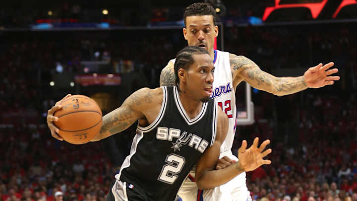 Spurs' Kawhi Leonard named NBA defensive player of year Spurs' Kawhi Leonard named NBA defensive player of year
