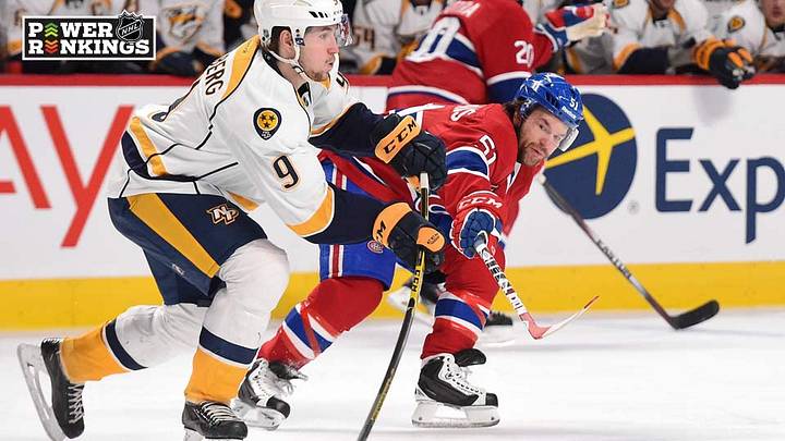 Canadiens bump Predators out of top spot in Power Rankings