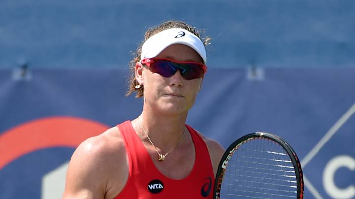 Stosur tops Mladenovic at Citi Open for 500th match victory