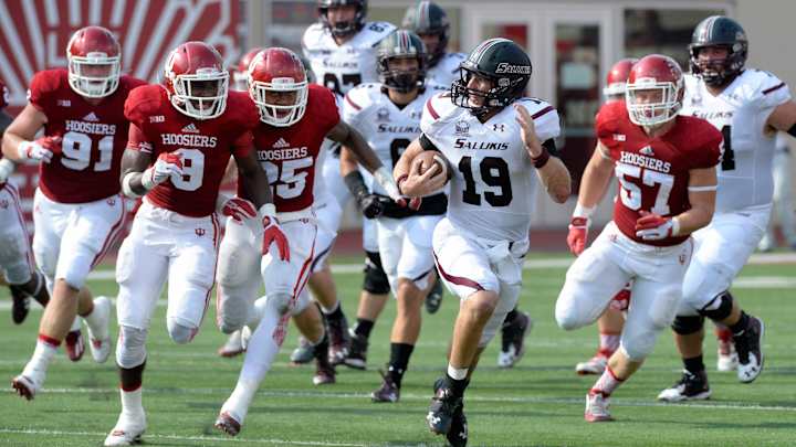 Howard's 3 TDs, late stop lift Indiana over S. Illinois