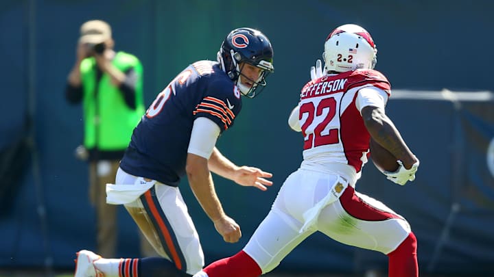 Bears QB Jay Cutler has strained hamstring; status unknown