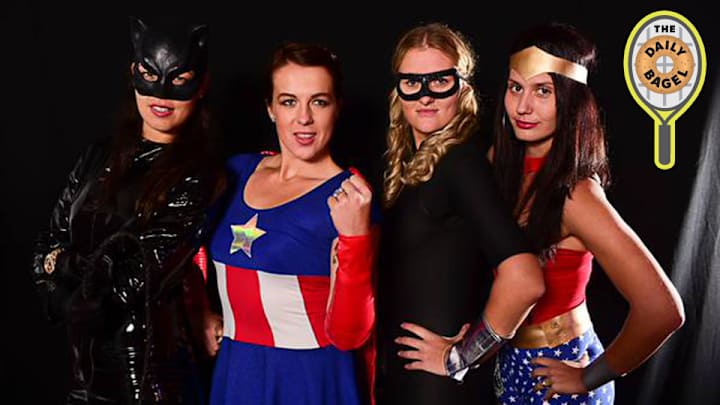Daily Bagel: Ivanovic dresses up as Catwoman at Monterrey player party