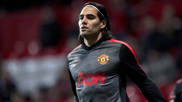 Radamel Falcao plays for Manchester United's U-21 team
