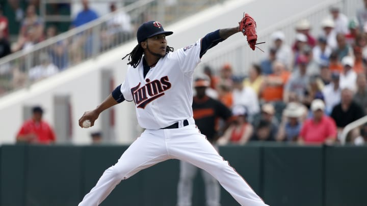 Twins' Santana reinstated from suspension, will start Sunday