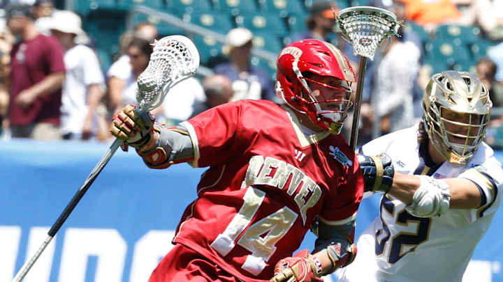 Denver lacrosse's Wesley Berg scores diving behind-the-back circus goal
