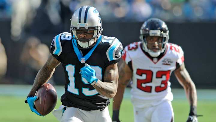 Watch: Panthers WR Ted Ginn Jr. scores two long TDs vs. Falcons