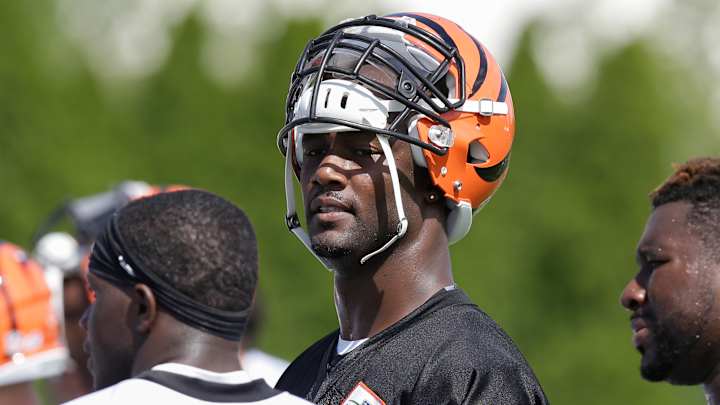 Bengals end Michael Johnson hurts knee, team optimistic