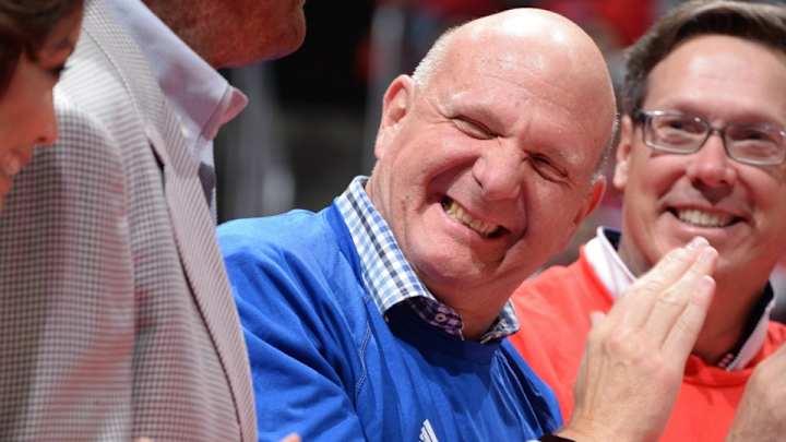 Clippers' Steve Ballmer is having a hard time with playoff pressure Clippers' Steve Ballmer is having a hard time with playoff pressure