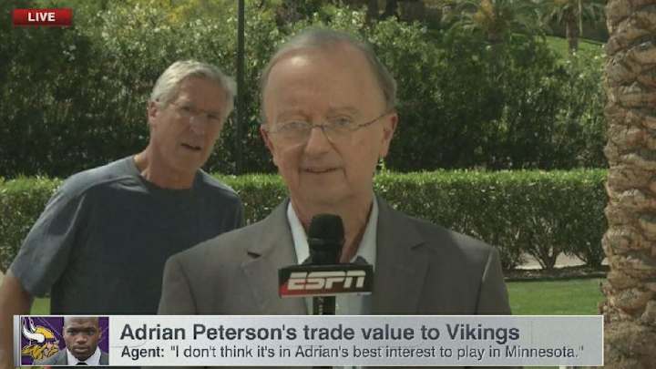 Pete Carroll wandered on camera during SportsCenter