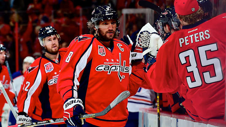 Capitals' Alex Ovechkin shatters goal camera with a rocket of a slap shot