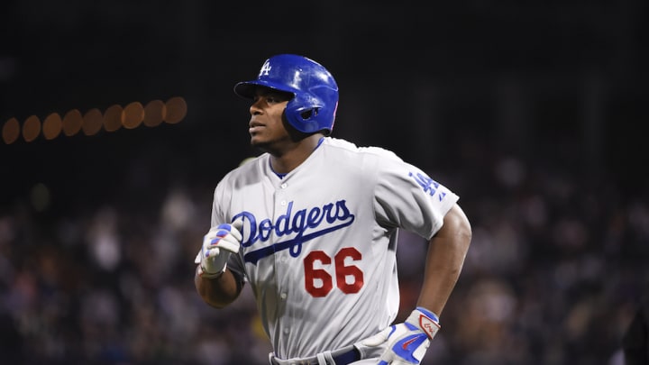 Dodgers outfielder Yasiel Puig's rehab on hamstring stopped after setback