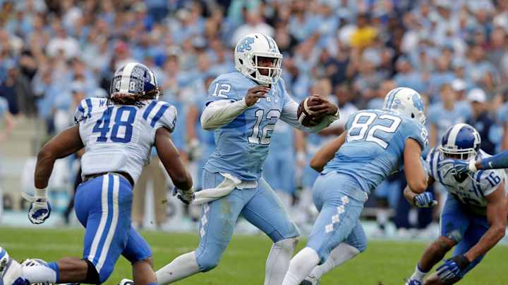 Williams, No. 21 Tar Heels dominate rival Blue Devils 66-31 Williams, No. 21 Tar Heels dominate rival Blue Devils 66-31