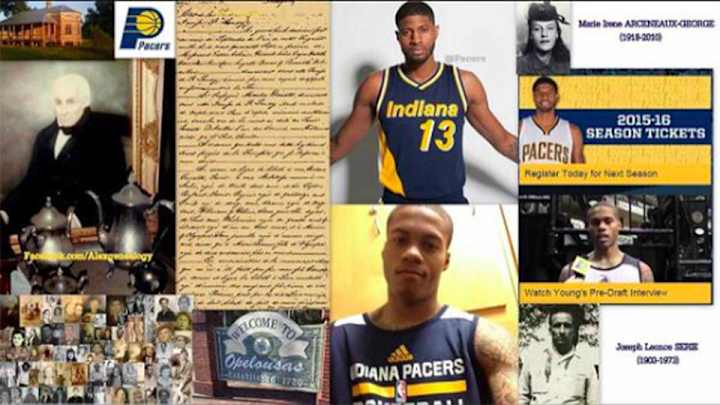 Pacers draftee Joseph Young discovers Paul George is his cousin