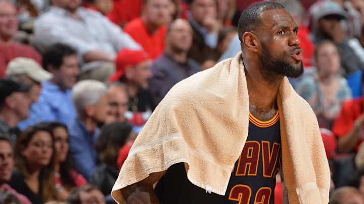 LeBron and the Cavs had a dance party after beating the Bulls