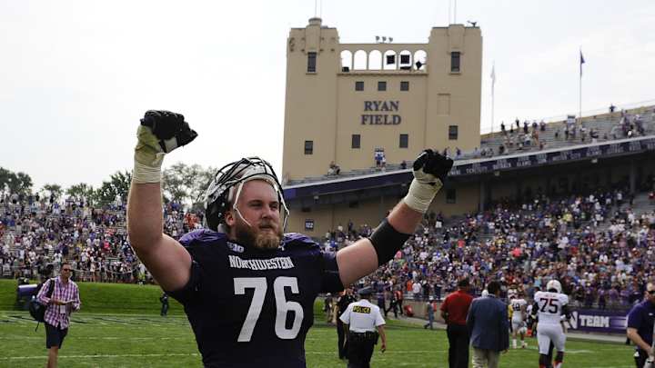 Watch: Northwestern celebrates win with locker room dance circle