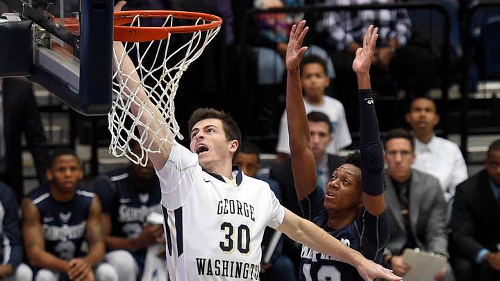 Cavanaugh scores 18; No. 21 GW beats St Peter's 87