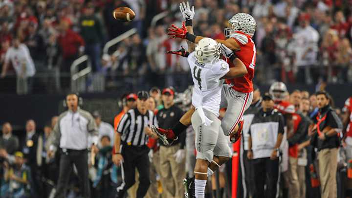 Watch: Cardale Jones finds Jalin Marshall for impressive 26-yard catch