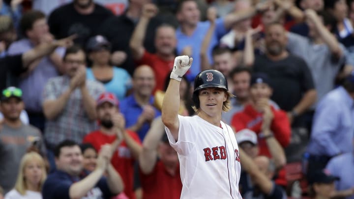 Holt hits for cycle, Boston ends slide with win over Braves