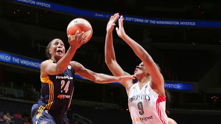 Catchings with 20 points, leads Fever over Mystics 73-62