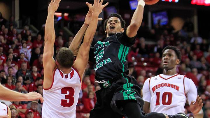 Koenig, Happ score 17 each, Wisconsin beats N. Dakota 78-64 Koenig, Happ score 17 each, Wisconsin beats N. Dakota 78-64