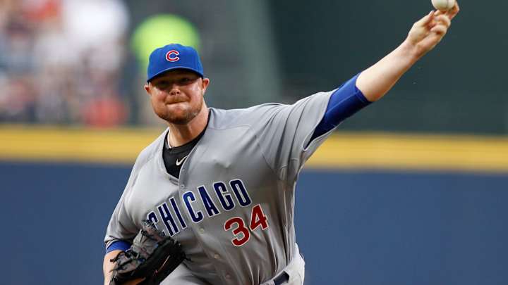 Lester flirts with no-hitter for a bit, Cubs beat Braves