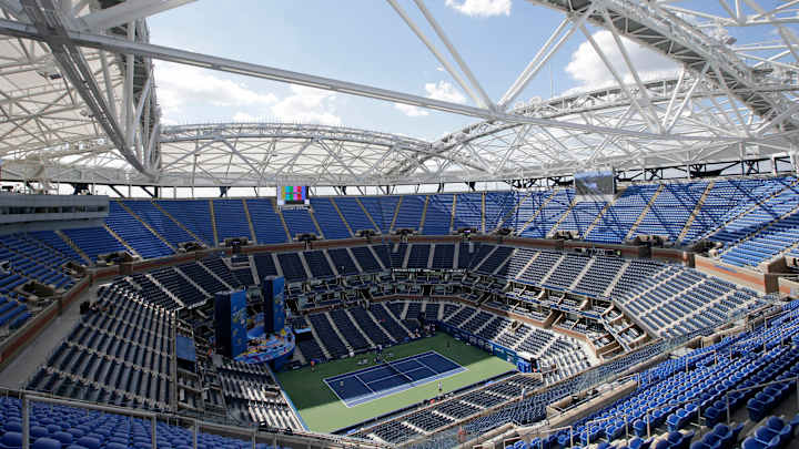 US Open fans get break from sun, but not yet rain, in Ashe