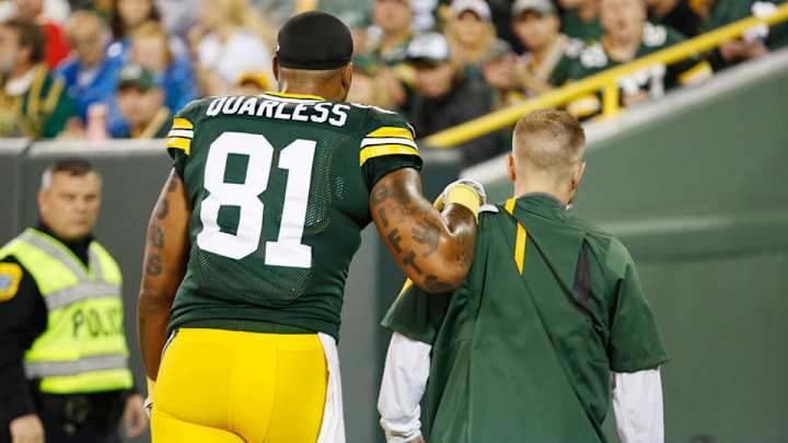 Report: Packers TE Andrew Quarless out 4–6 weeks with MCL sprain Report: Packers TE Andrew Quarless out 4–6 weeks with MCL sprain