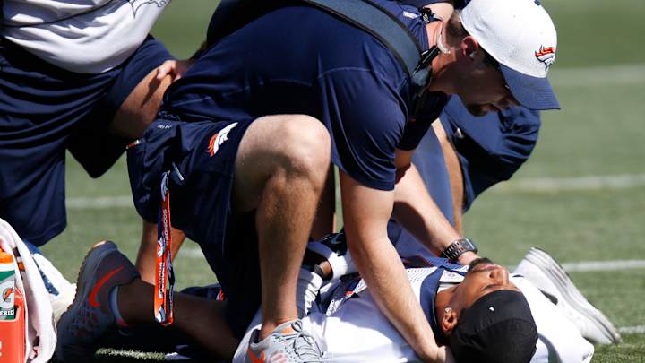 Broncos lose Kyle Williams to torn Achilles tendon