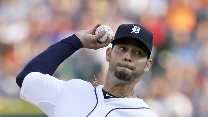 Tigers' Sanchez has no-hitter through 7 against Blue Jays