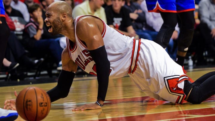 Chicago Bulls F Taj Gibson played through torn ankle ligament